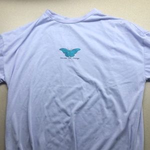 Become the change butterfly t-shirt
